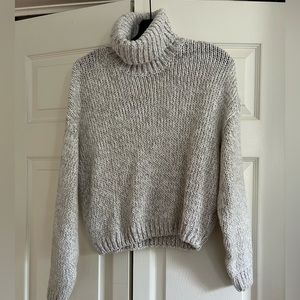H&M Woven turtleneck sweater